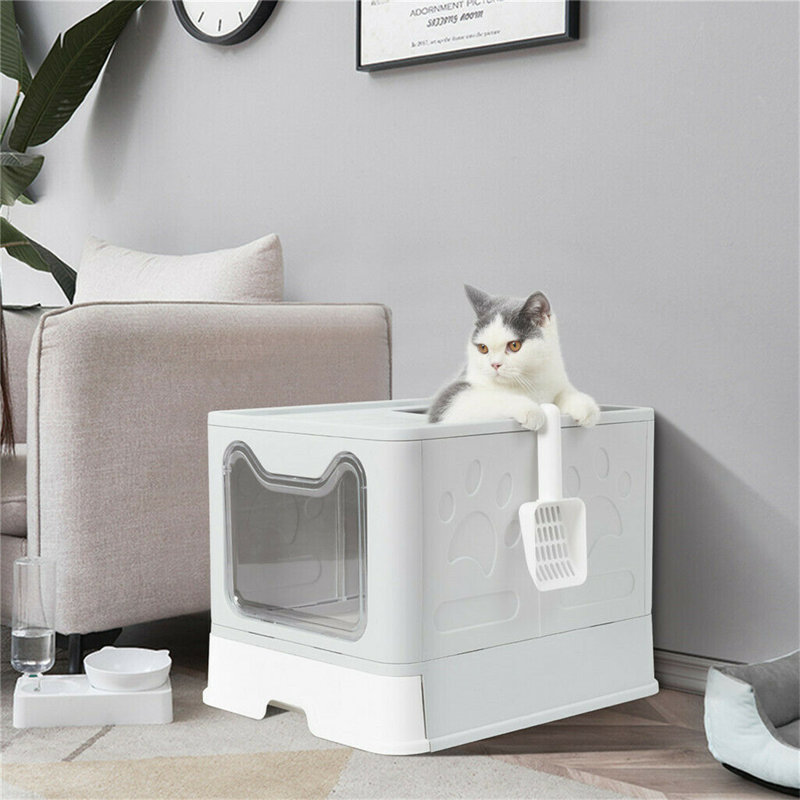 Portable cat litter box best sale